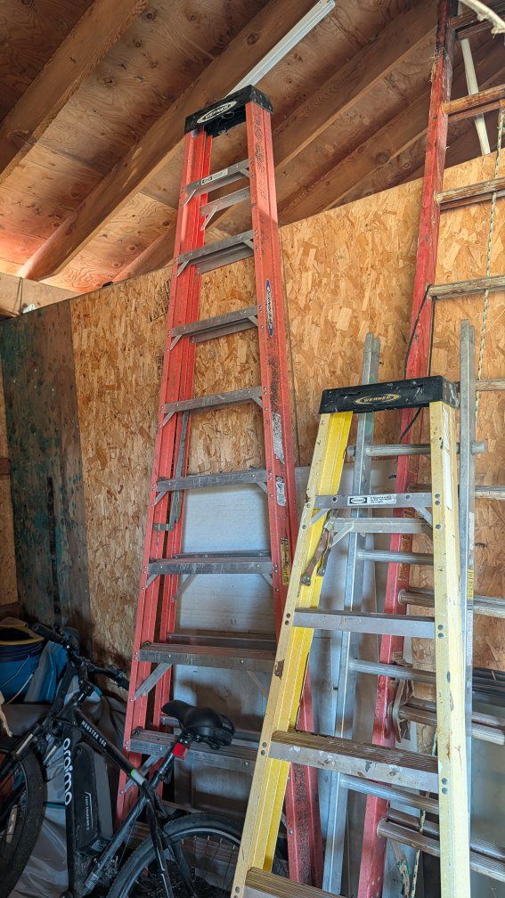 Werner 10 ft Fiberglass Stepladder 300 lbs Load Capacity NXT1A10