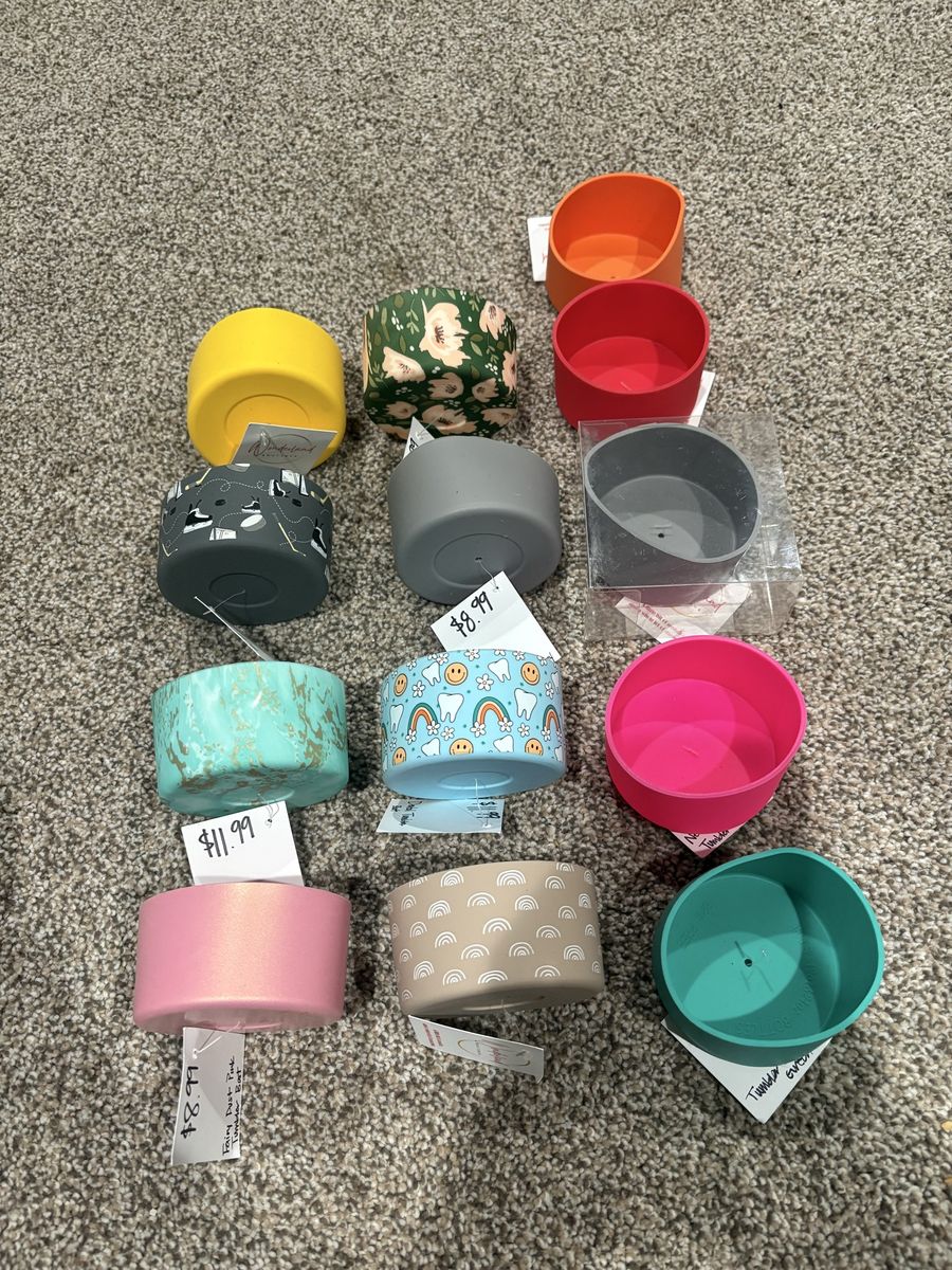Silicone Tumbler Boots - Various Colors & Patterns