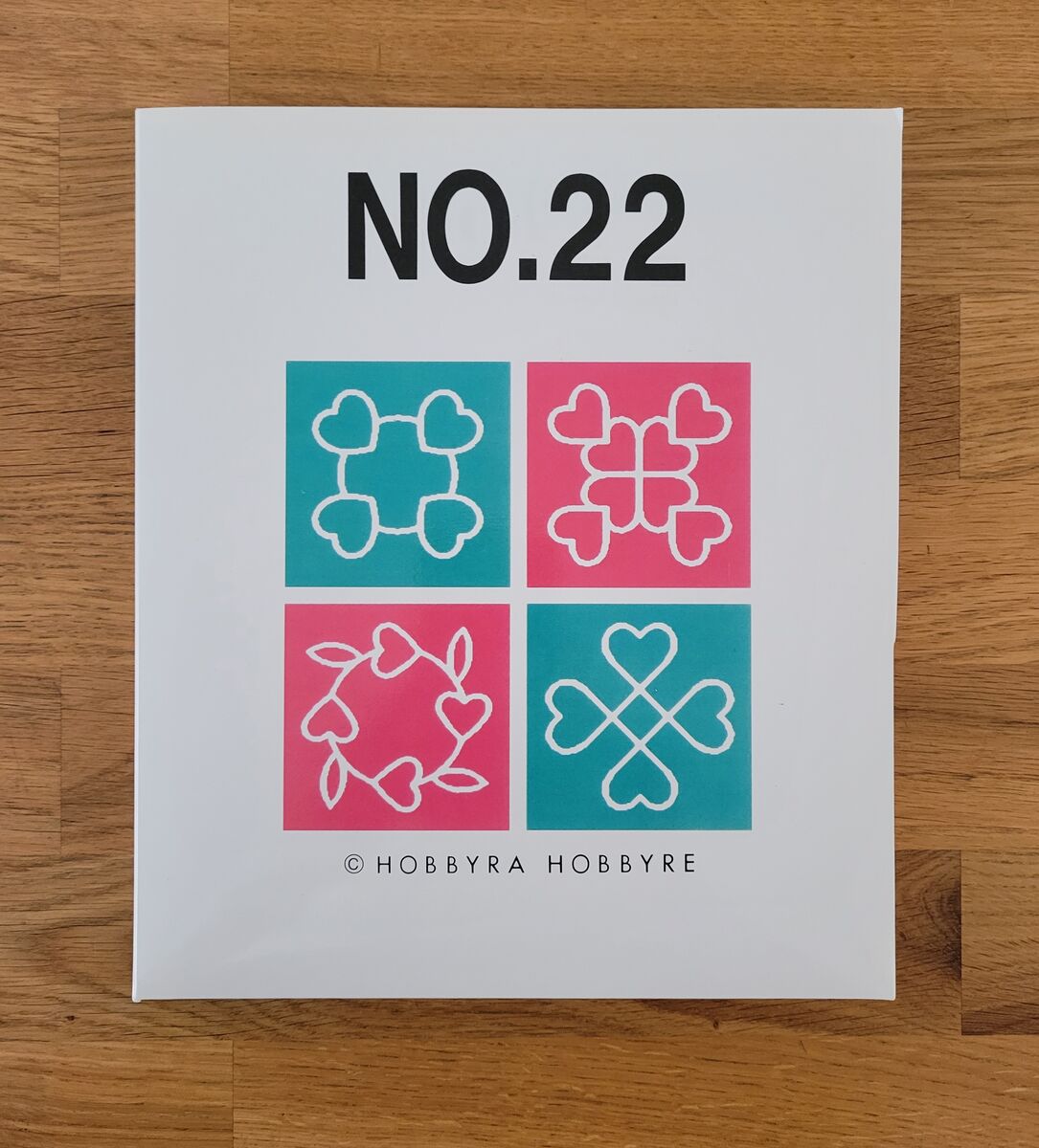 Brother No. 22 Big Quilt Embroidery and Applique Designs Card