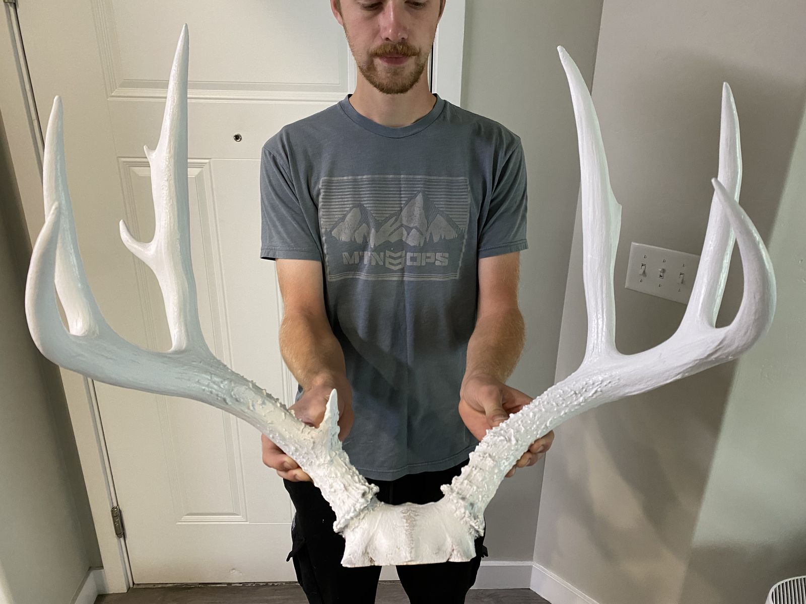 Heavy White Mule Deer Rack! Best offer.