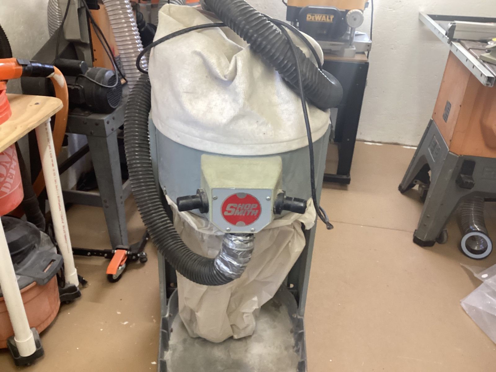 Dust collector for wood working.