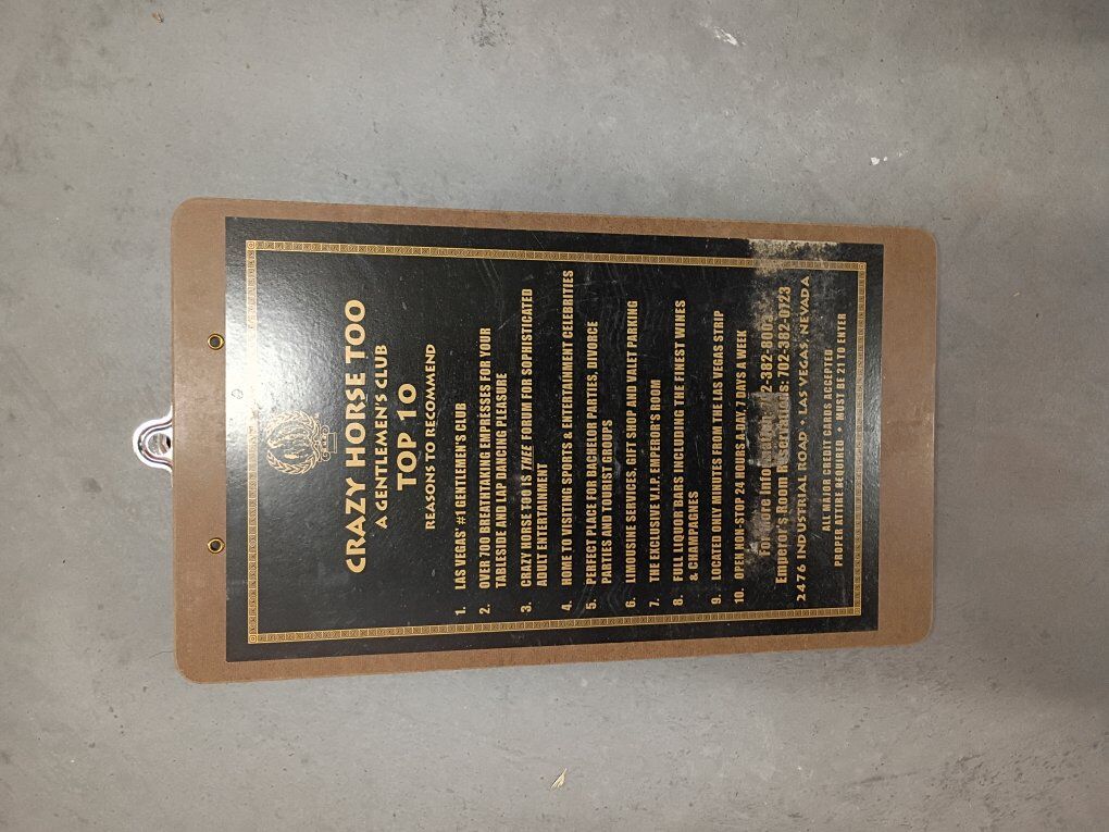 Crazy Horse II clipboard