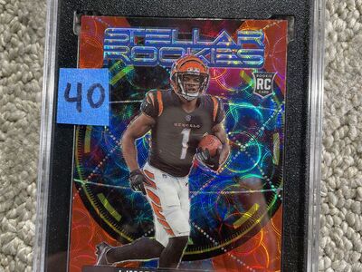 JaMaar Chase Cincinnati Bengals graded slabs 9.5