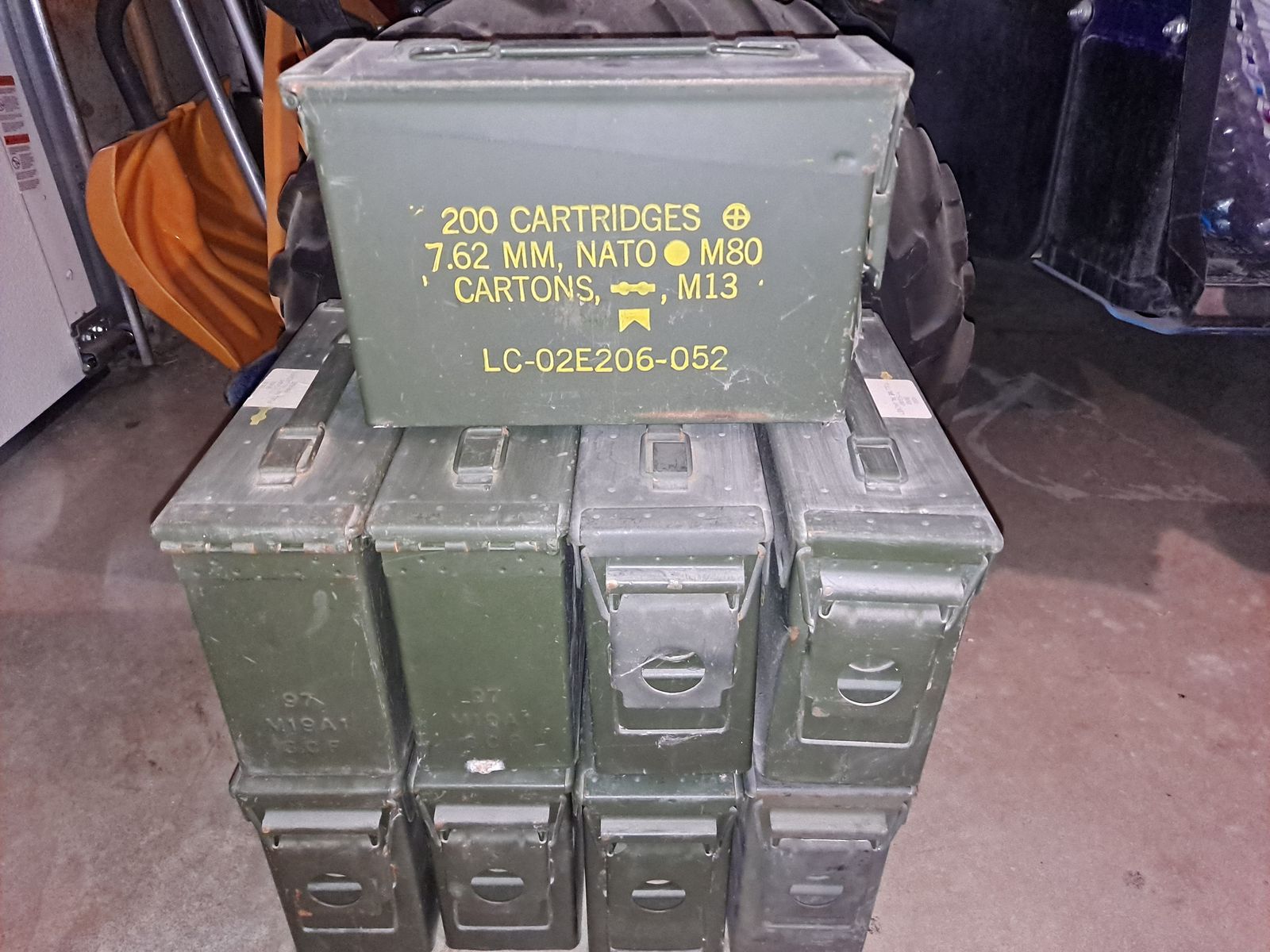 Ammo Cans -9 Cans $9.00 Each- Reloading