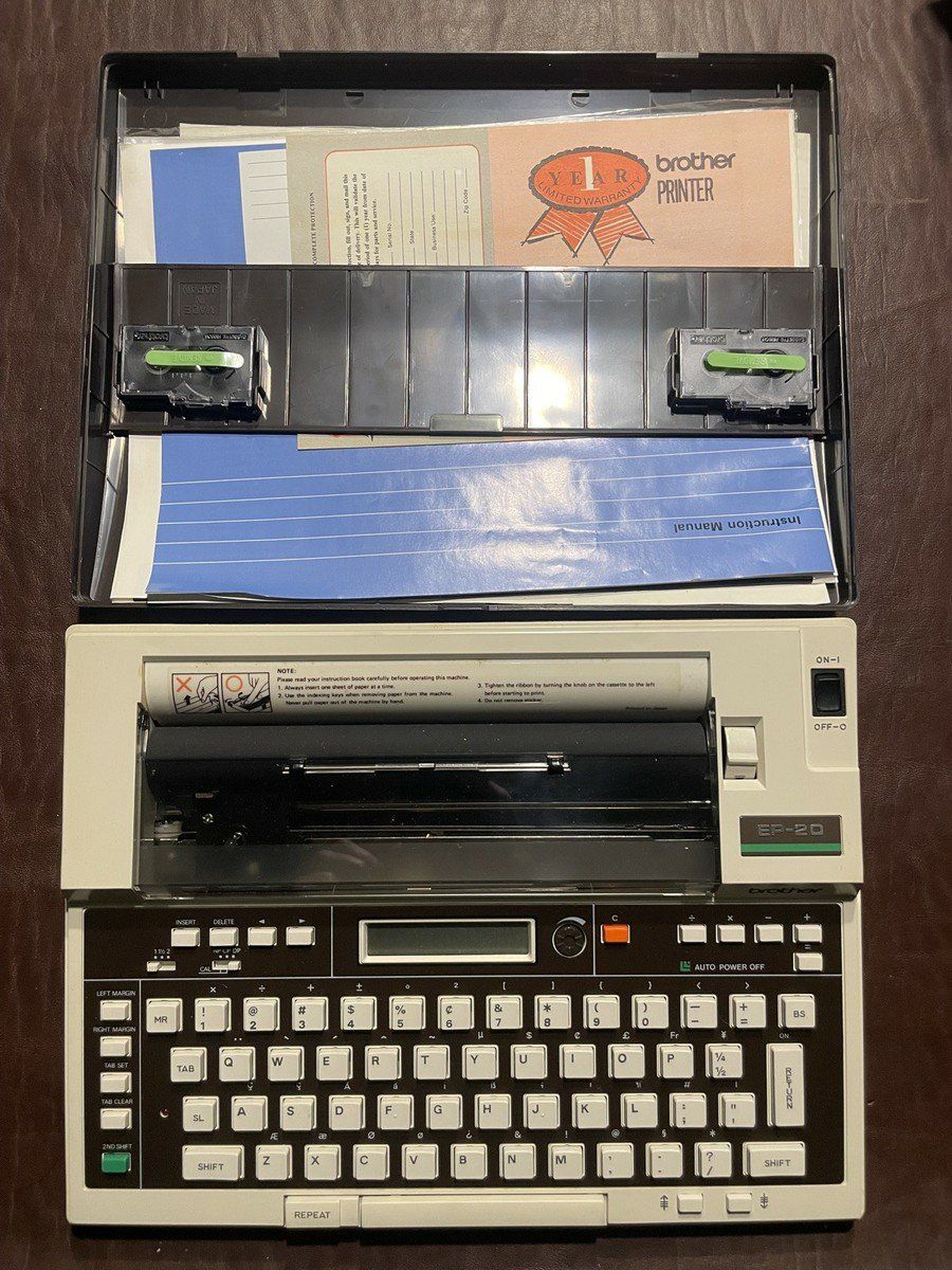 ISO dot-matrix typewriter
