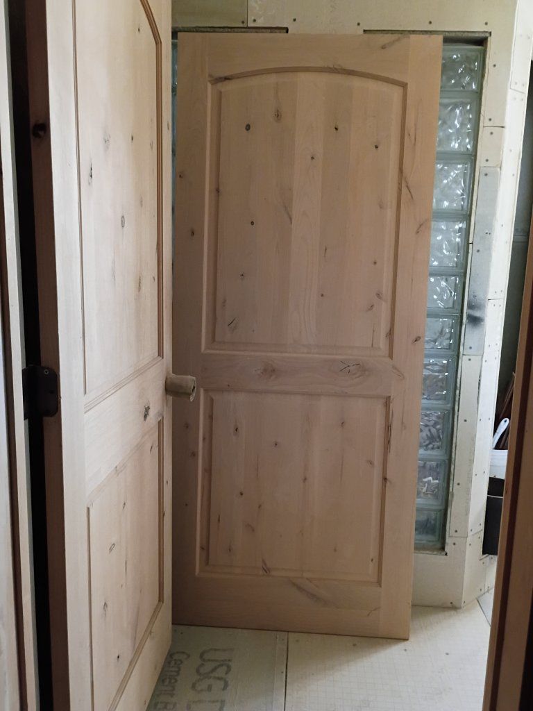 Solid Knotty Alder Interior Door Slab