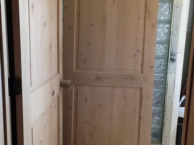 Solid Knotty Alder Interior Door Slab