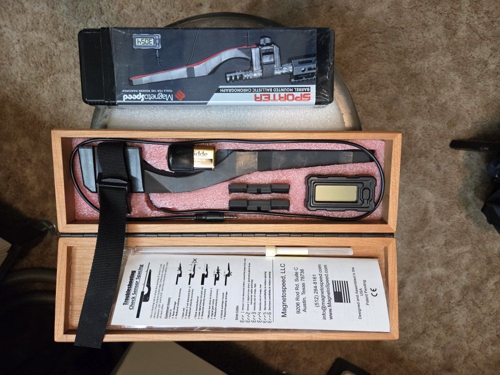 MagnetoSpeed Sporter Barrel Mounted Ballistic Chronograph Kit - Excellent Condition