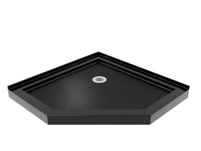 Dreamline Slim Line 36" x 36" Neo-Angle Shower Base - Black