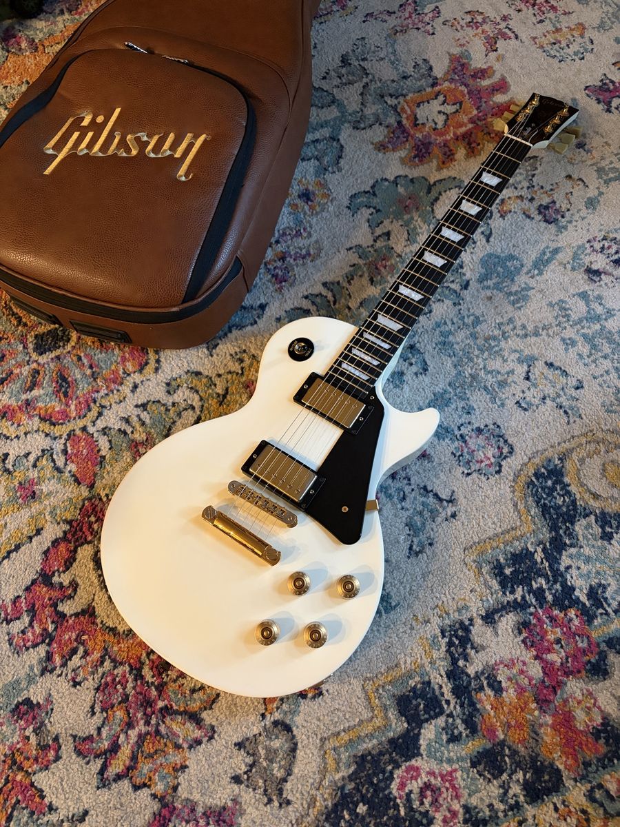 (7lbs) Gibson Les Paul Studio White