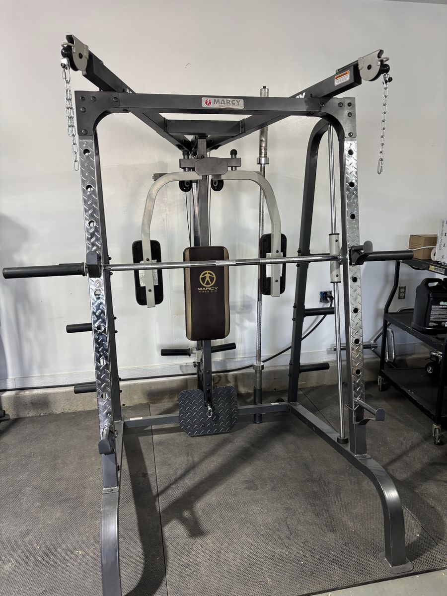 Marcy smith machine cage system