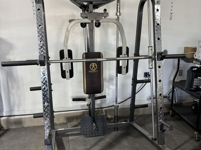 Marcy smith machine cage system