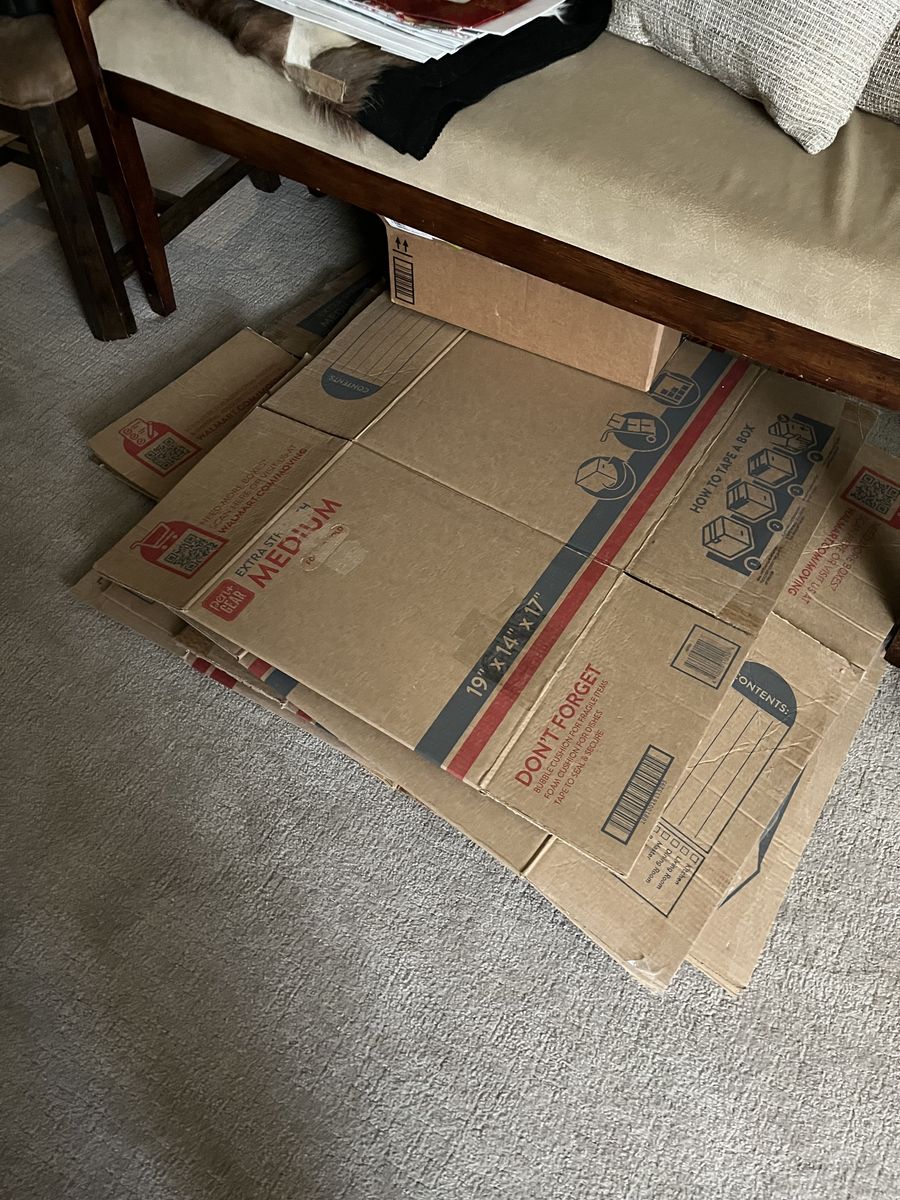 Moving boxes
