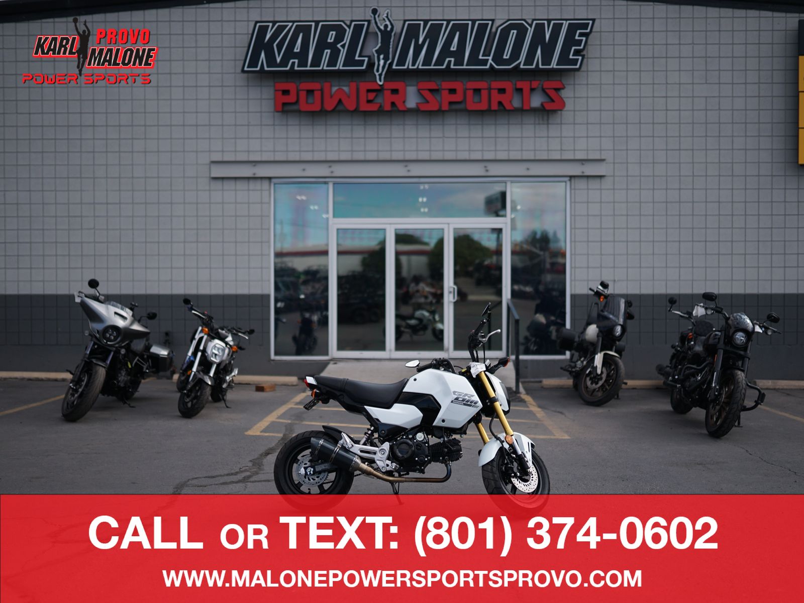 2026 Honda Grom-SP Matte Black Metallic - UH00990