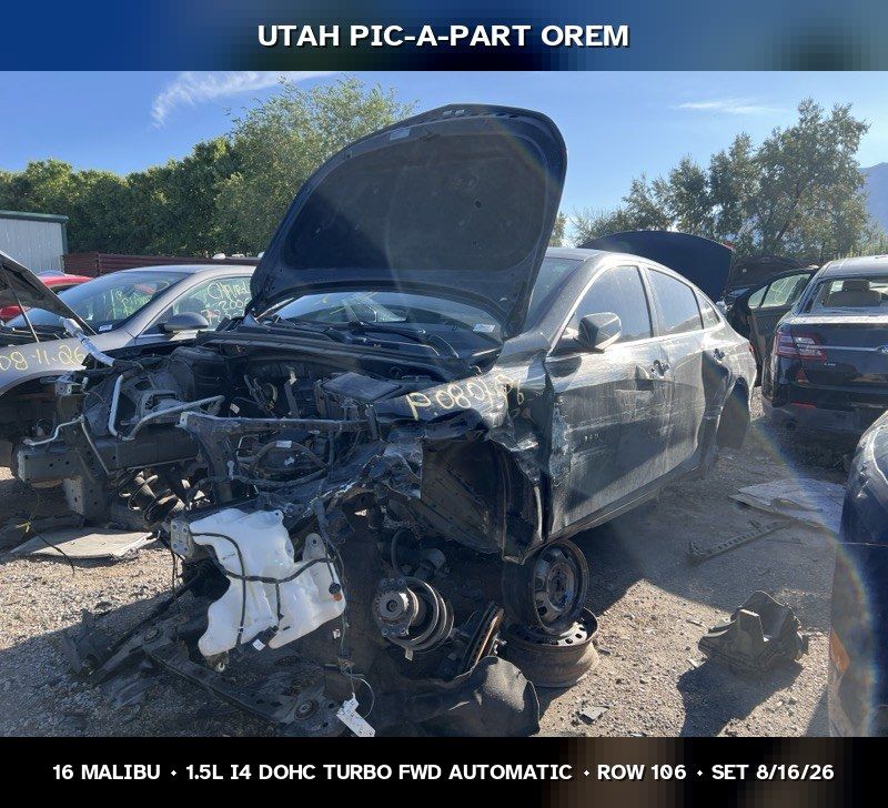 New Arrival - 2016 Chevrolet Malibu Parts - UTPAP Orem