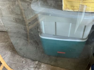 36 inch square glass table top