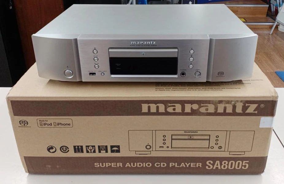 The Marantz SA8005 SACD player features a high-performance digital-to-analog converter (DAC) from Cirrus Logic, 2016-