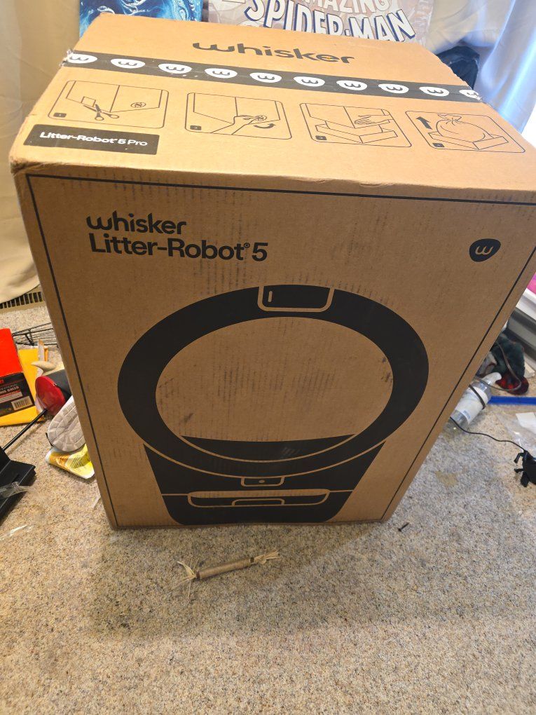 Whisker Litter-Robot 5 Pro Automatic Self-Cleaning Litter Box - Brand New, Sealed