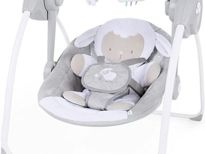Brand NEW Ingenuity Comfort 2 Go Compact Portable 6-Speed Cushioned Baby Swing with Music