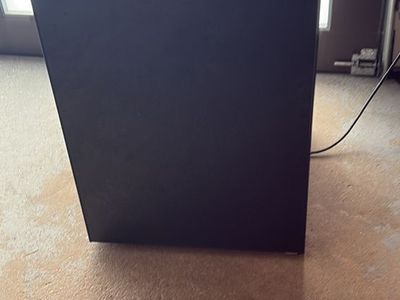 Hisense Black Compact Mini Refrigerator - Single Door, Used