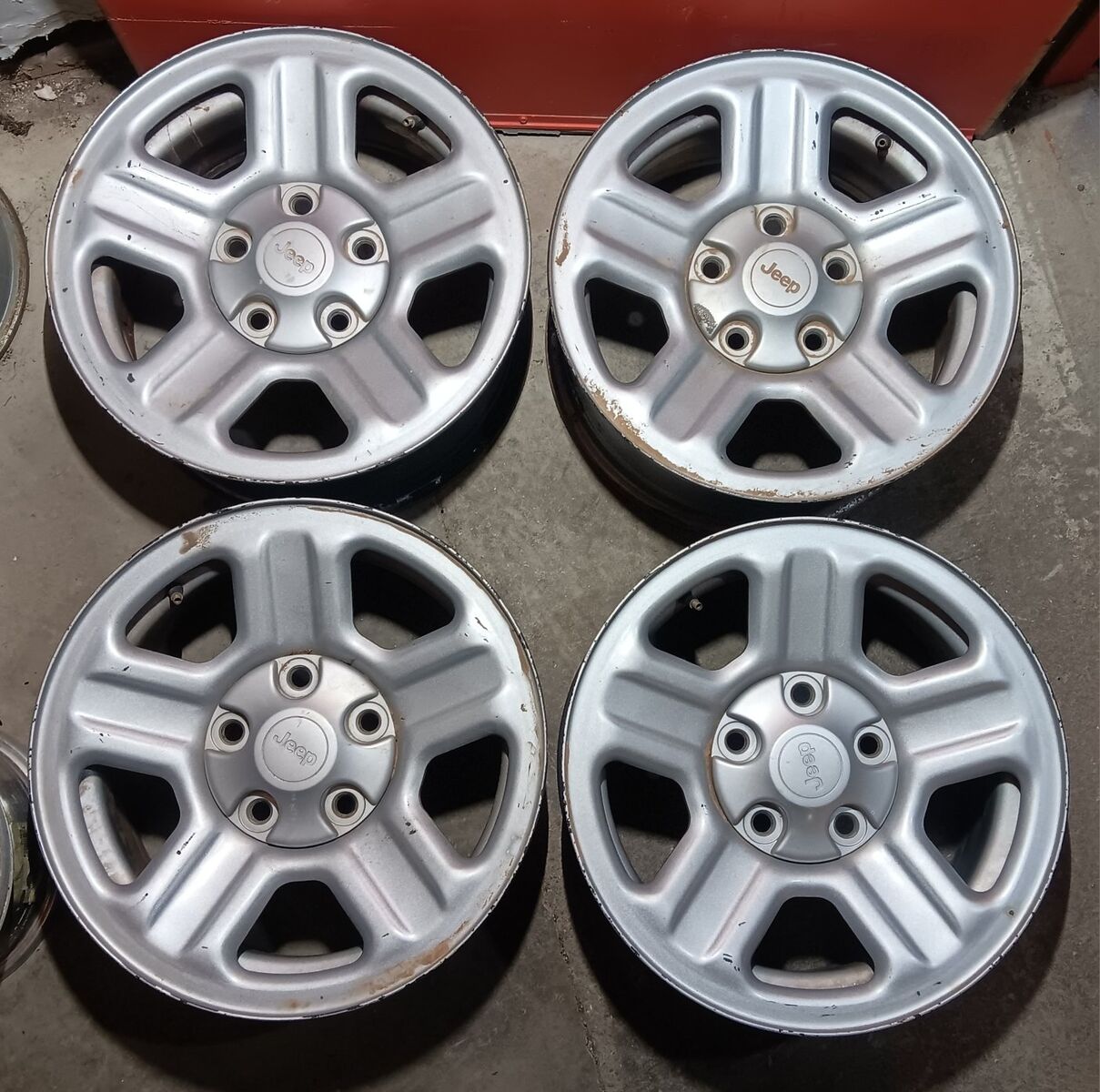 2007-2018 Jeep Wrangler 16 inch Steel Wheels OEM