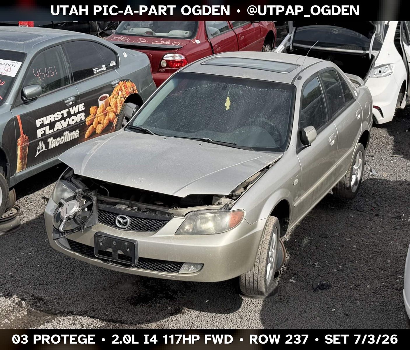2003 Mazda Protege Parts - UTPAP Ogden