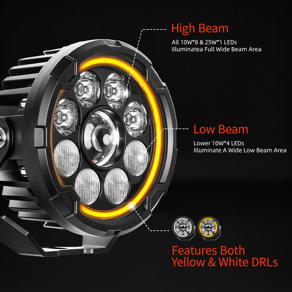 Aux Motorcycle Lights