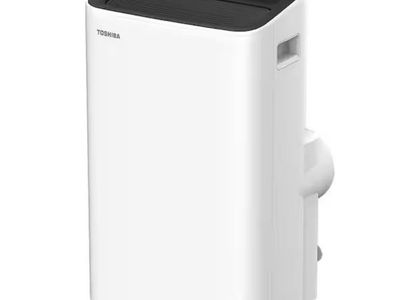 Toshiba 8,000 (DOE) BTU Portable Air Conditioner Cools 350 sq. ft. with Dehumidifier