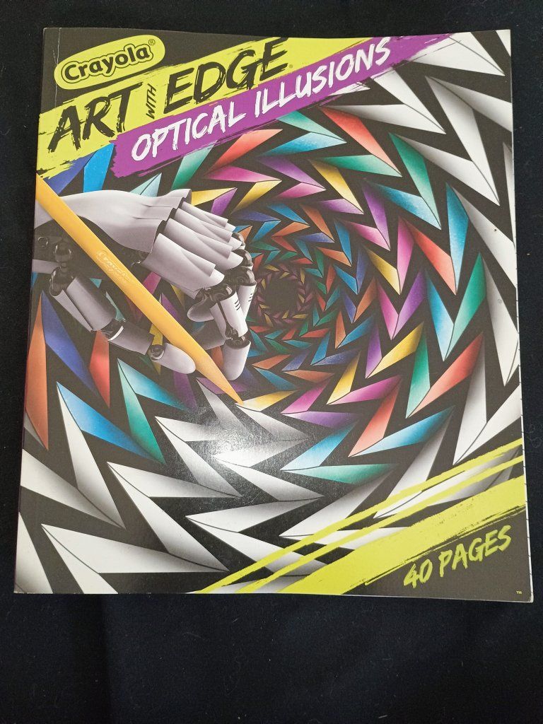 Crayola Art Edge Optical Illusions Coloring Book
