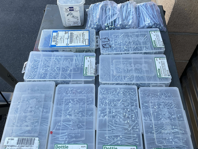 Wholesale Electrician Fastener Lot - (7) L.H. Dottie Screw Kits & Bulk Hardware