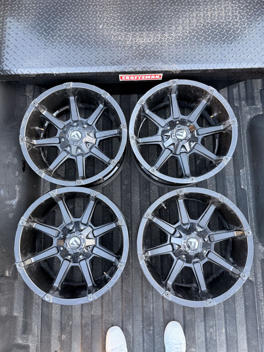 20x10 Fuel Coupler Wheels Dual Drilled