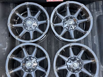 20x10 Fuel Coupler Wheels Dual Drilled