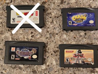 Nintendo Gameboy Advance games $10 each including Yu Gi Oh Sacred Cards! Trades considered!