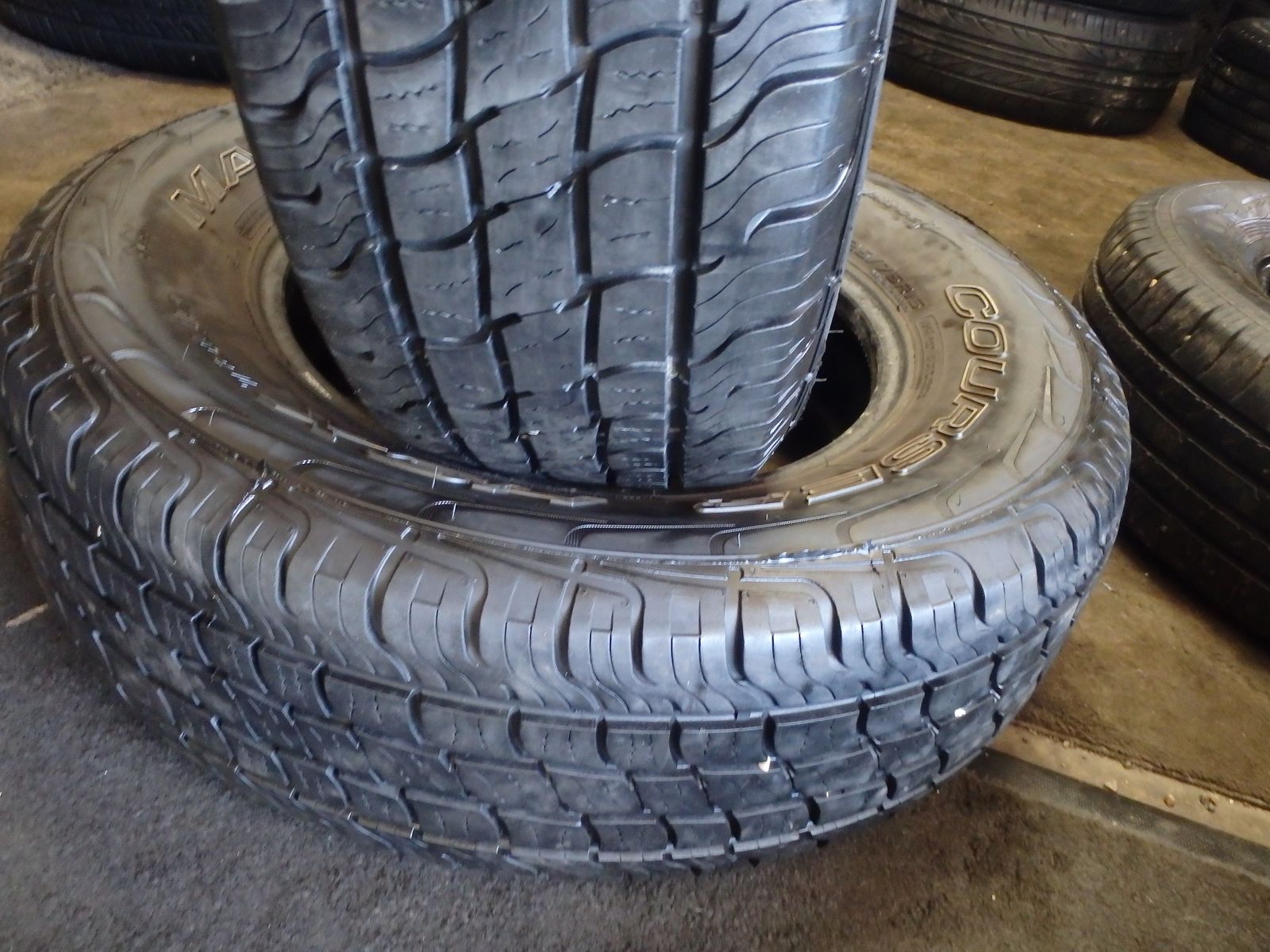 225/75R16 MASTERCRAFT COURSER HSX PAIR OF TWO USED TIRES
