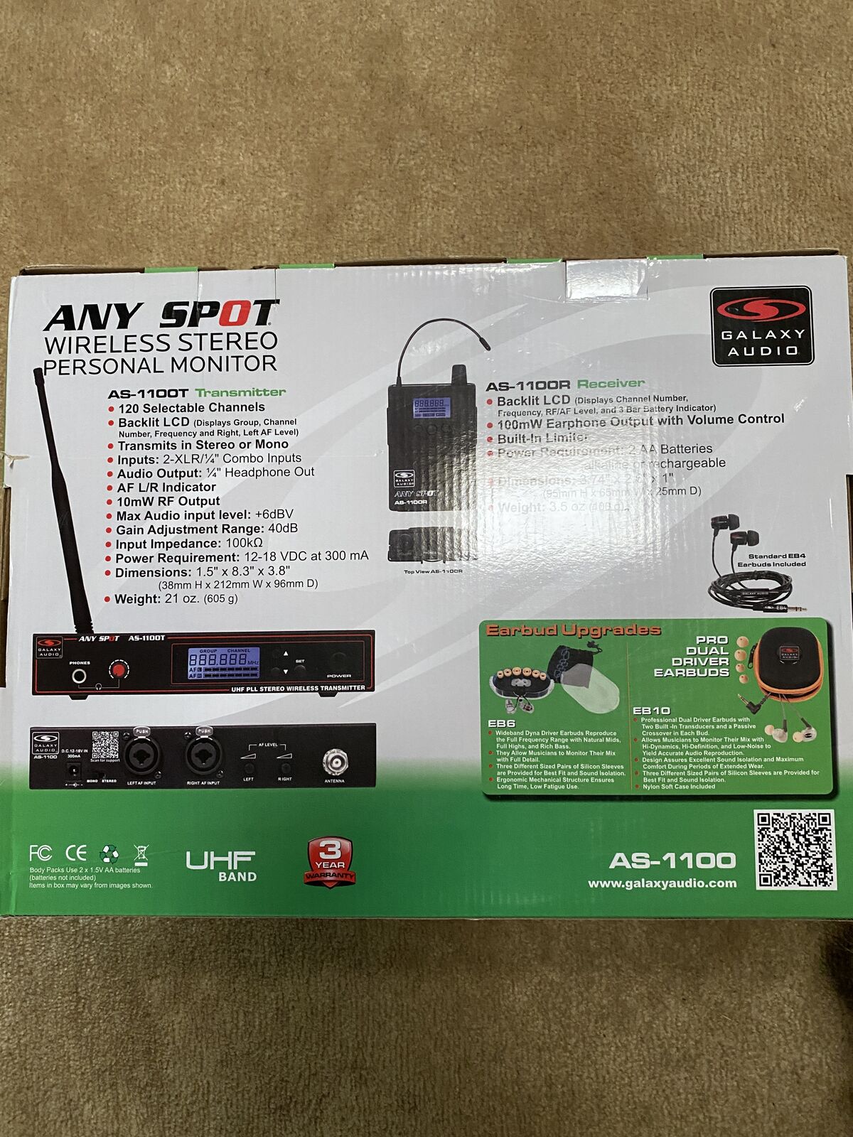 Galaxy Wireless Monitor Live Band System