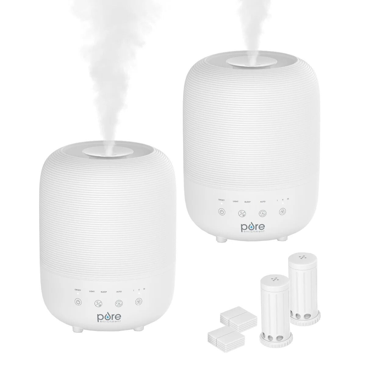 Pure Enrichment PEHUTRB-BDL 2-pack Easy-Fill 0.79G Humidifier 3L, 475 sq. ft. 1714661 #99472