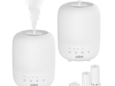 Pure Enrichment PEHUTRB-BDL 2-pack Easy-Fill 0.79G Humidifier 3L, 475 sq. ft. 1714661 #99472