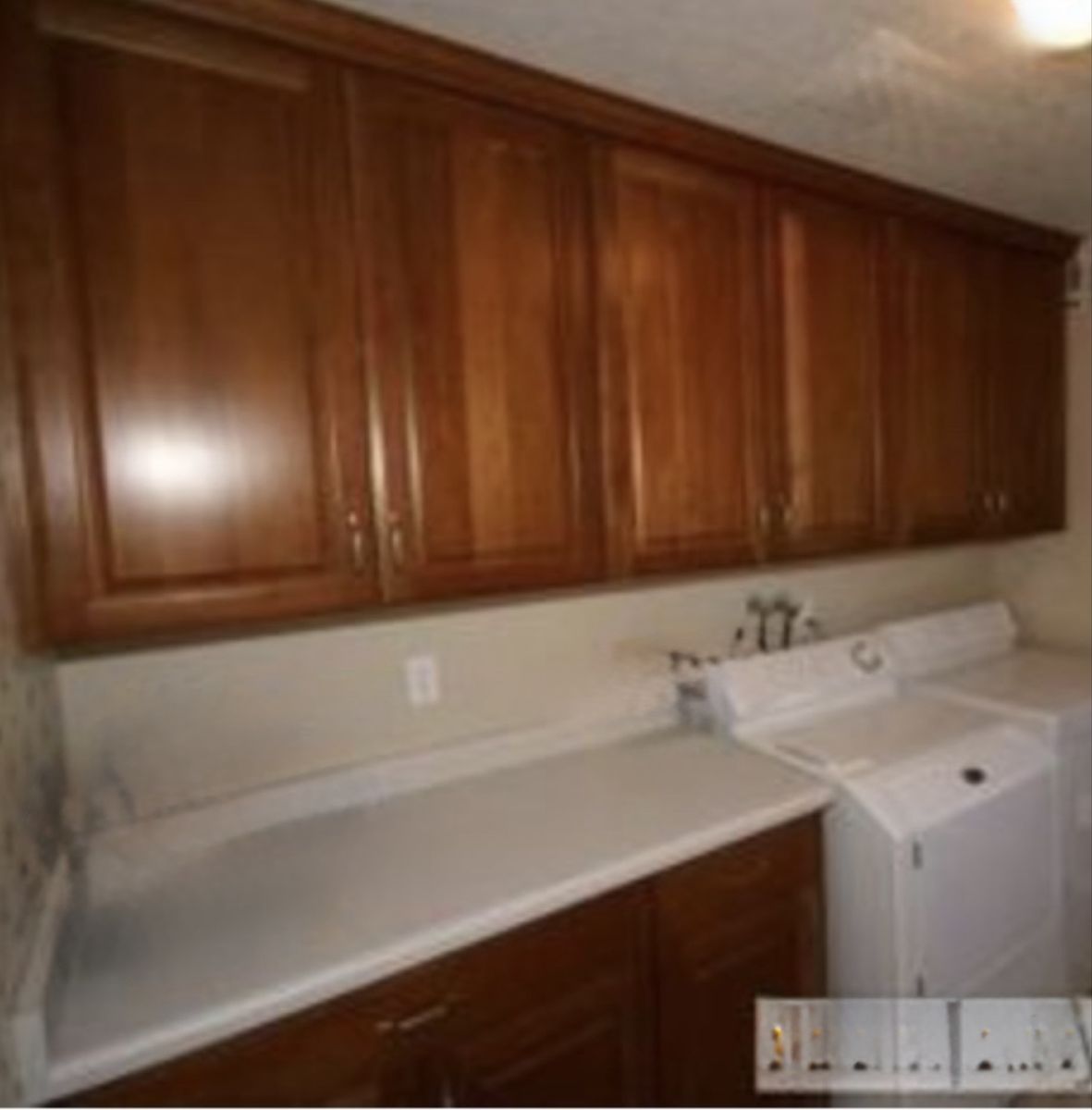 Cherry Wood  Cabinets - Upper & Lower Set with Countertop