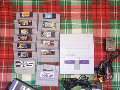 Super Nintendo system and game bundle