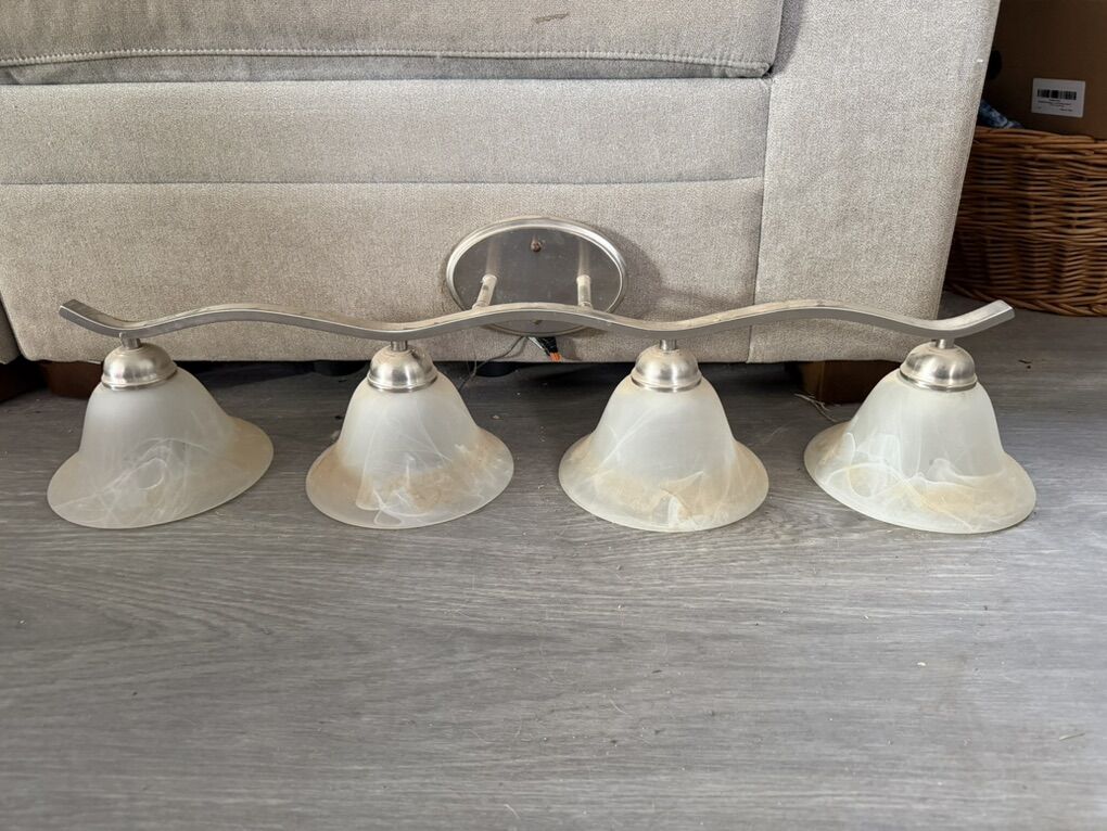 30 - 35 in. Brushed nickel Vanity Light