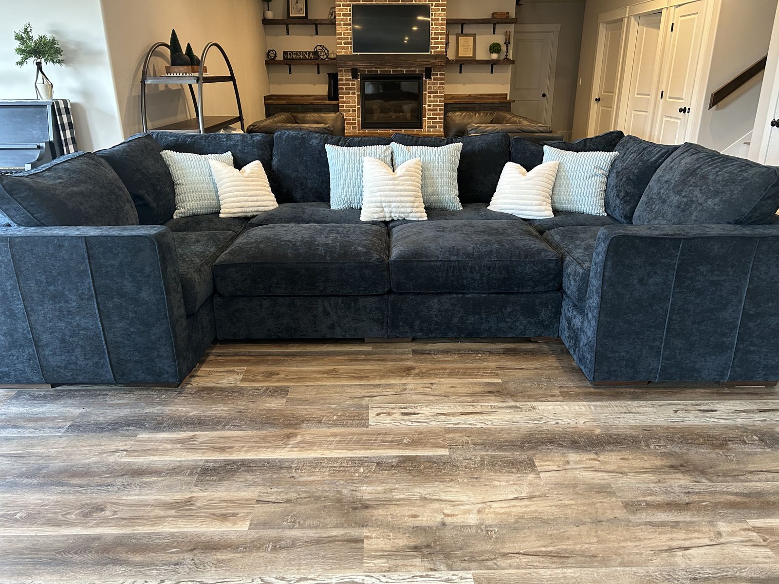 Huge LoveSac Lounge Sectional in Midnight Navy