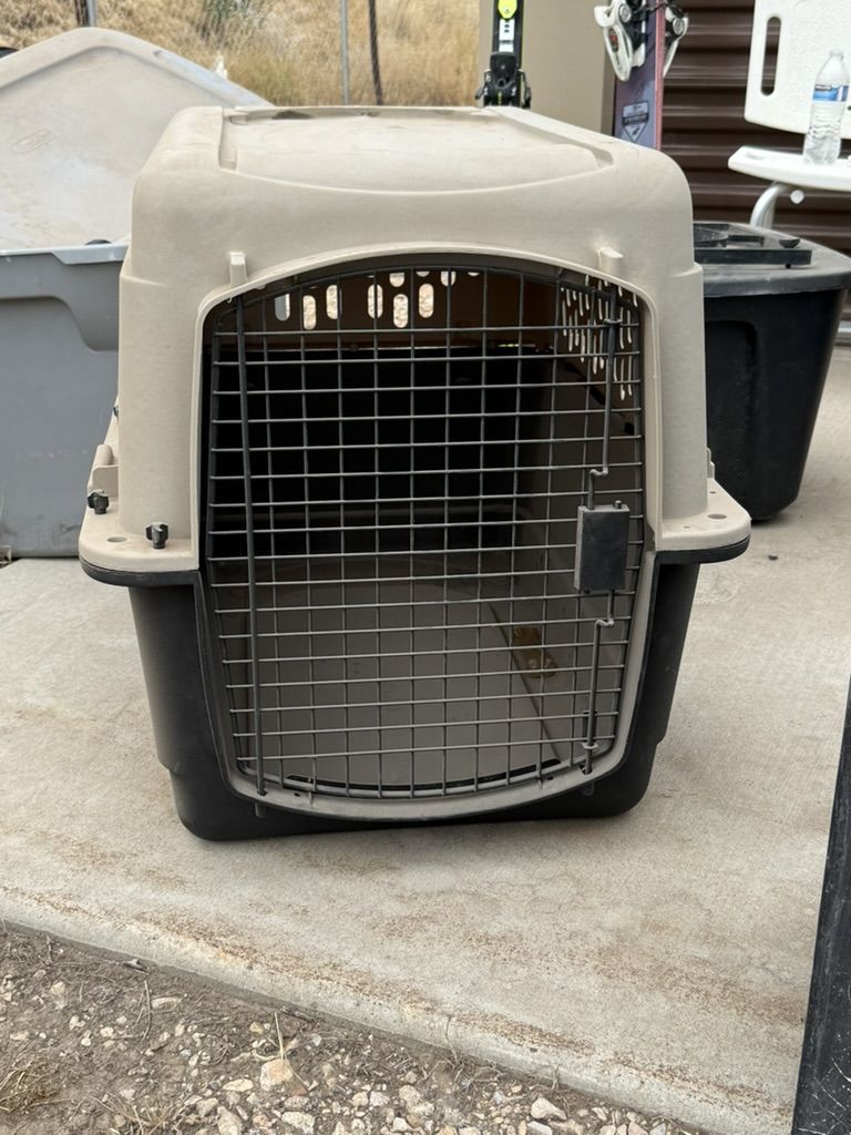 Large Hard-Sided Dog Kennel – $50 OBO