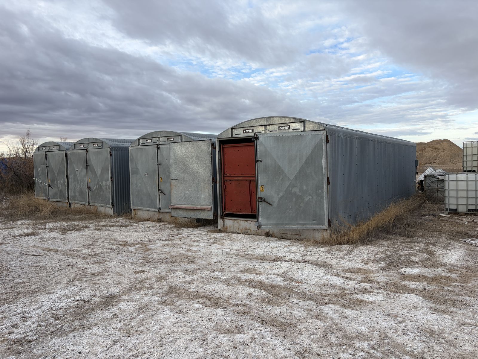 Long Mfg All Metal Drying Barns 