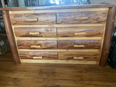 Rustic Log Bedroom Set