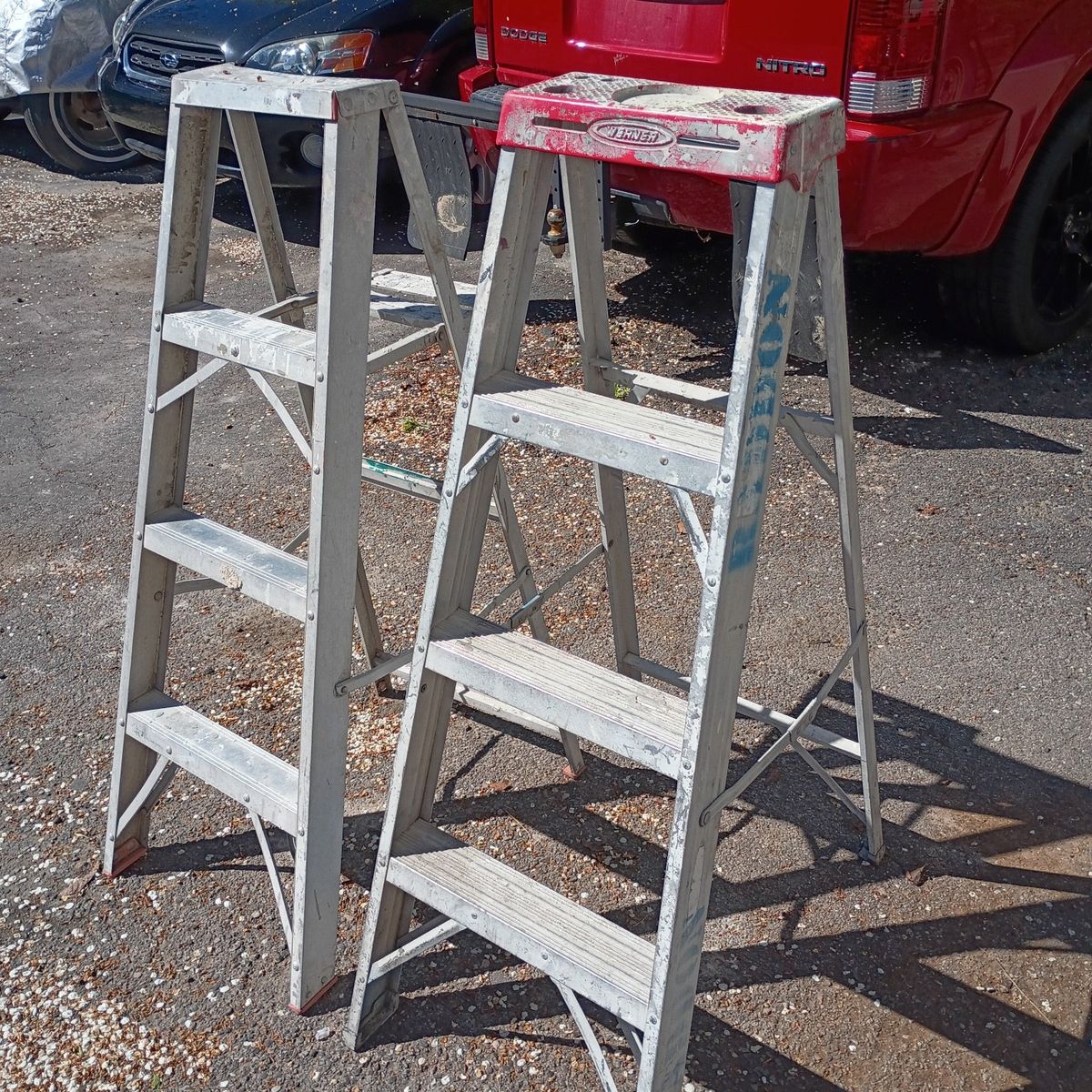 4' Aluminum Folding Ladder