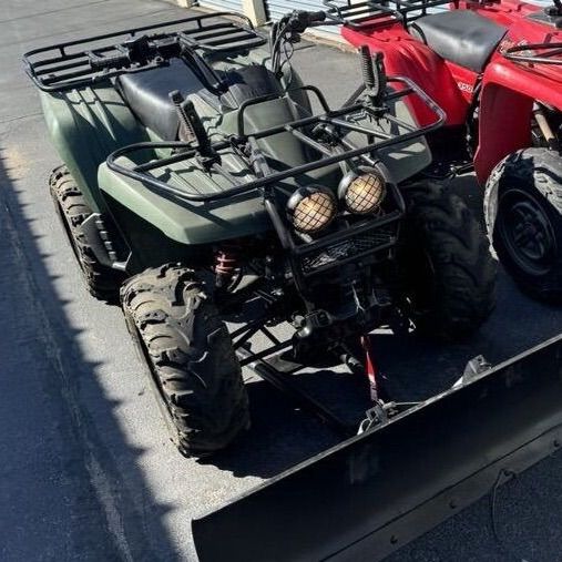 Yamaha Wolverine 350 4 X 4 Snow Plow