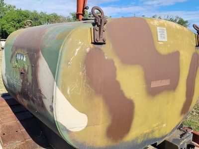 Used Camouflage Fuel Tank for Industrial or Farm Use