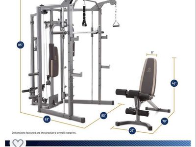 Marcy Smith Machine Bench & Home Gym