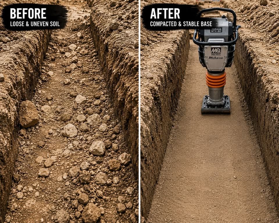 Built for the toughest jobs! MUTIQUIP RAMMER