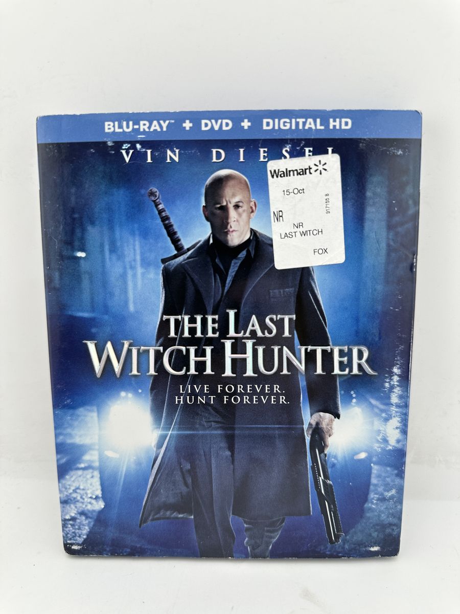 The Last Witch Hunter Blu-ray DVD Slipcover Vin Diesel 2015 Lionsgate